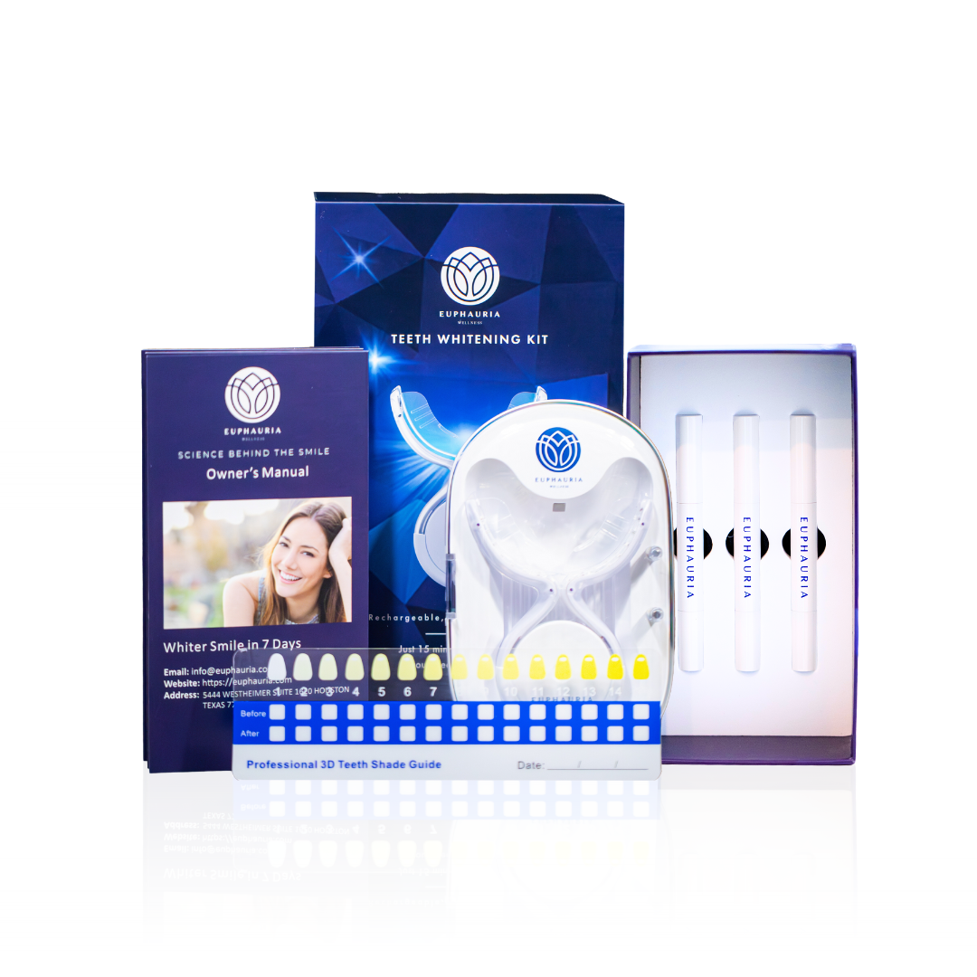 Euphauria Teeth Whitening Kit - Professional Home Teeth Whitening System